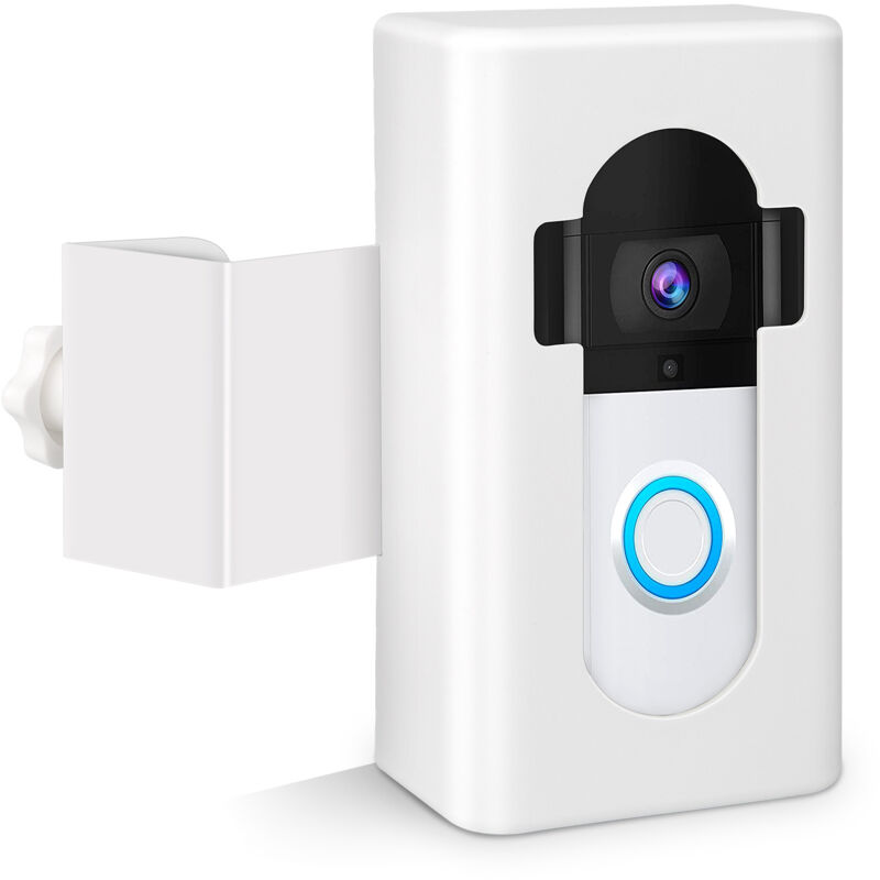 foto del prodotto supporto antifurto per videocitofono compatibile con ring blink video doorbell 1 2 3 3 plus 4 pro 2021 versione 2020 , staffa di montaggio