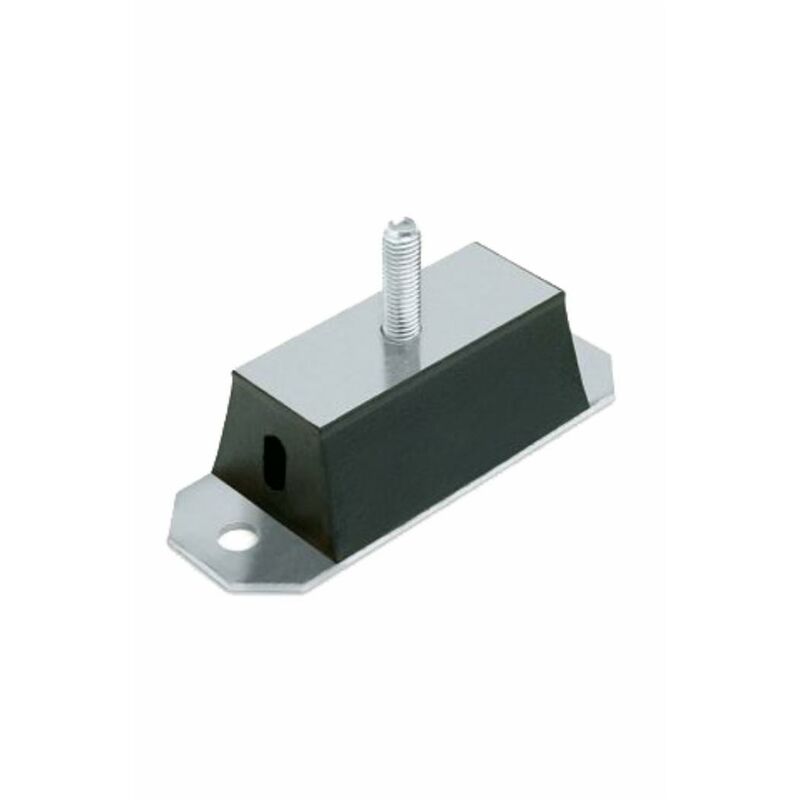 foto del prodotto supporto antivibrante rettangolare ama 50x40 mm con perno m12