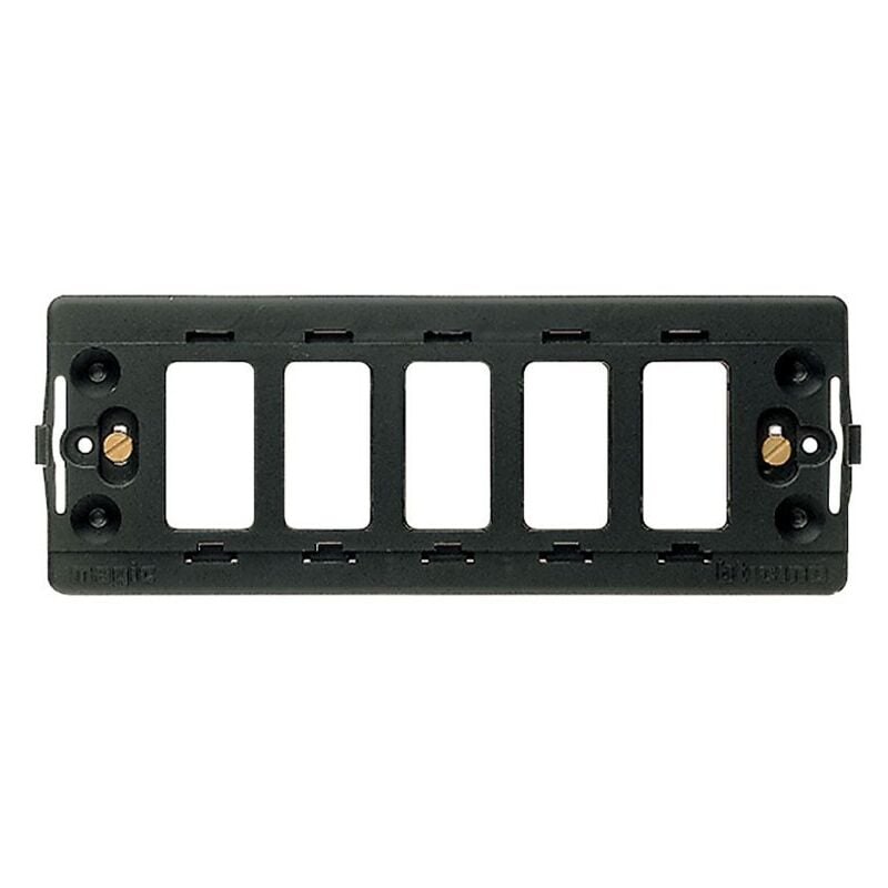 foto del prodotto supporto bticino magic in resina 5 moduli 505r