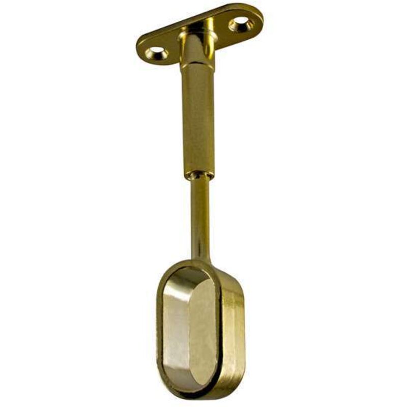 foto del prodotto supporto cieco per tubo ovale ottonato