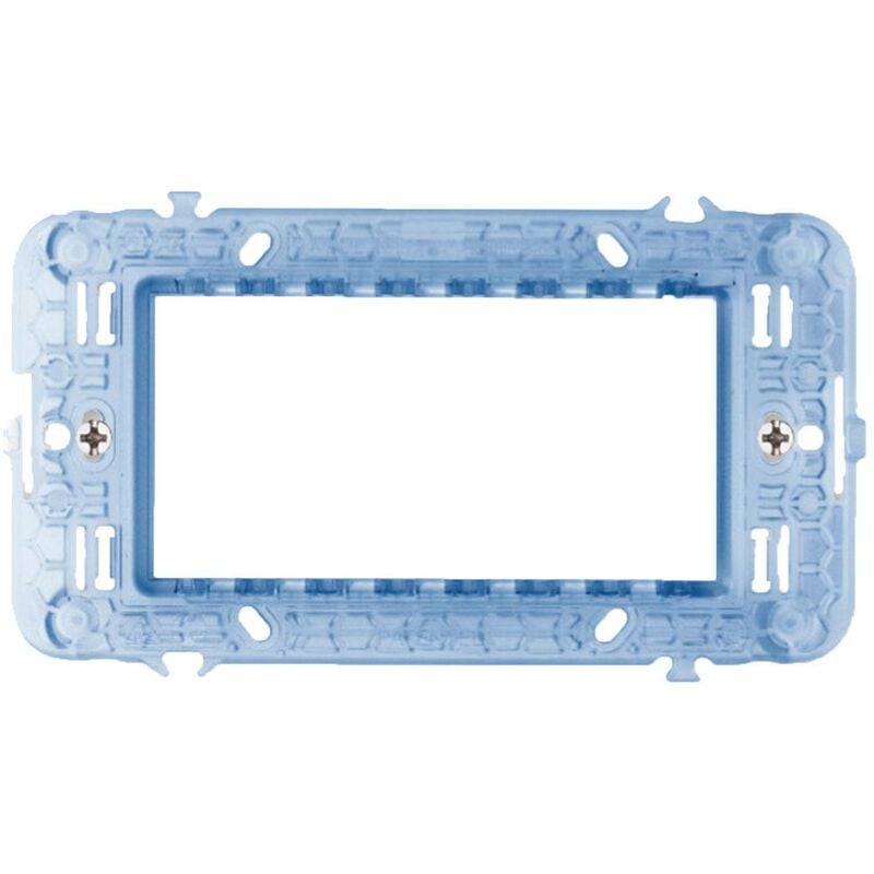 foto del prodotto supporto con viti s44 per scatole rettangolari 4 moduli ave 44a04