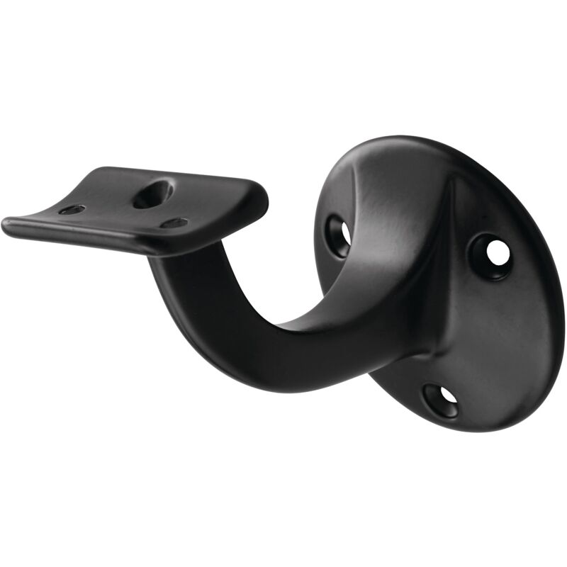 foto del prodotto supporto corrimano 3500 alluminio, ramato, nero, piastra a muro 56mm