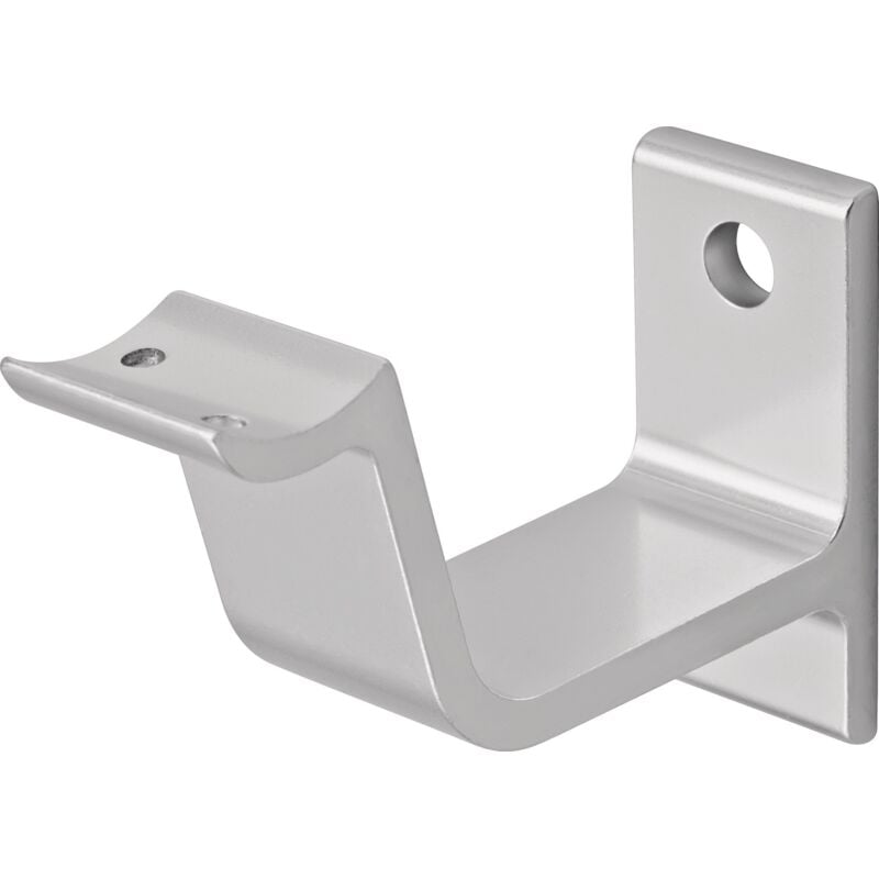 foto del prodotto supporto corrimano 3553 alluminio, argento, anodizzato, supporto hermeta curvo