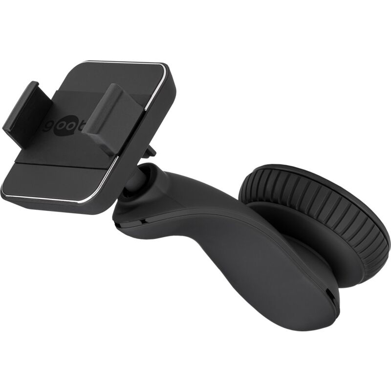 foto del prodotto supporto da auto per smartphone con ventosa, per un fissaggio semplice e sicuro nel veicolo.