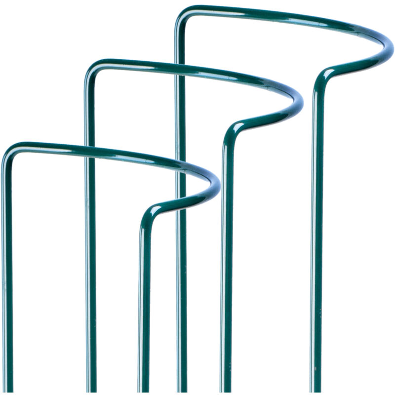 foto del prodotto supporto da giardino per fiori supporto per piante in metallo 75 cm morsetto 3 pz kadax