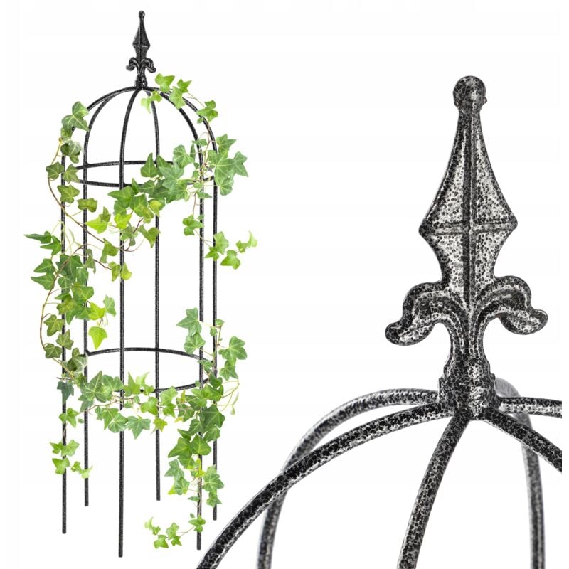 foto del prodotto supporto da giardino pergola kadax per fiori e piante 80 cm