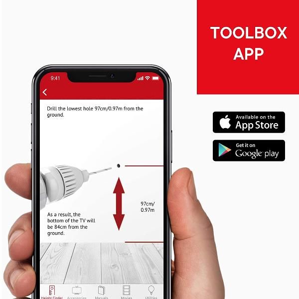 foto del prodotto supporto da parete mobile 13-65 - wm 4451