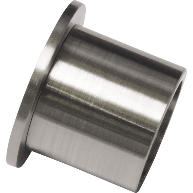 foto del prodotto supporto da parete per bastoni per tende con 16 mm, effetto acciaio inox, 2 pezzi gardinia