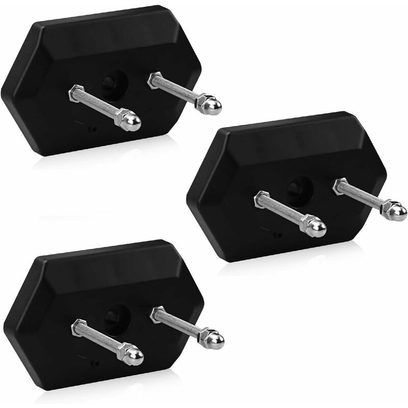 foto del prodotto supporto da parete per skateboard lablanc set di 3 supporti da parete per skateboard per esposizione e stoccaggio
