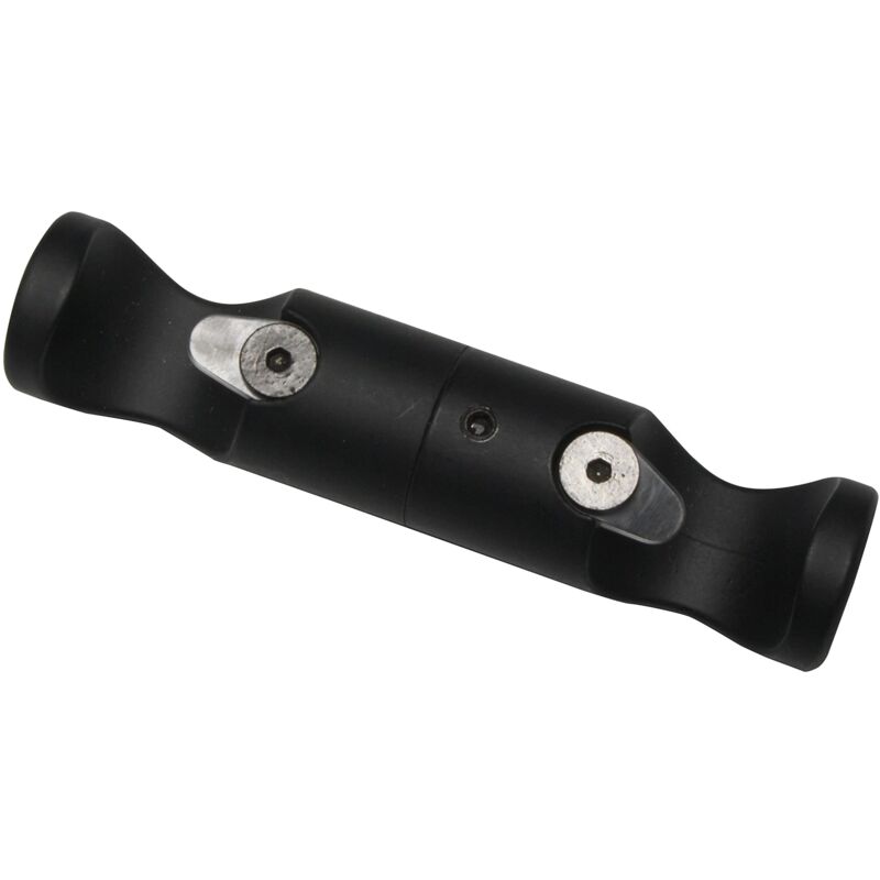 foto del prodotto supporto da soffitto, metallo, nero opaco, 2 cm gardinia