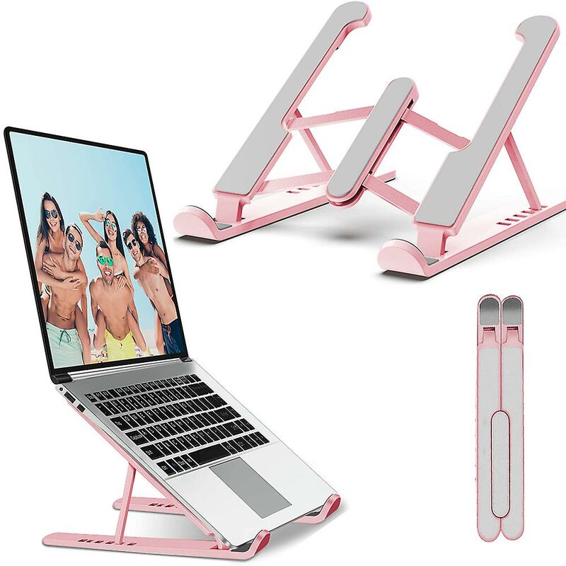 foto del prodotto supporto da tavolo portatile per laptop con 6 livelli di raffreddamento a ventilazione regolabile