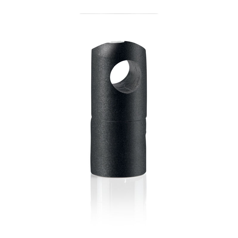 foto del prodotto supporto distanziatore cavo metallo nero 15x30mm