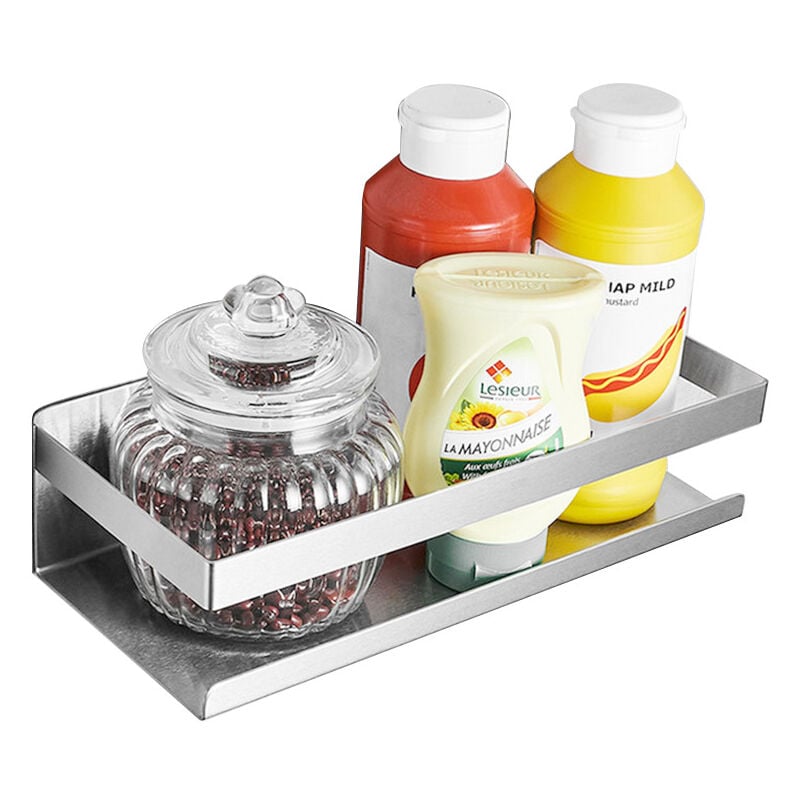 foto del prodotto supporto doccia autoadesivo senza foratura, supporto doccia per bagno, acciaio inox sus304