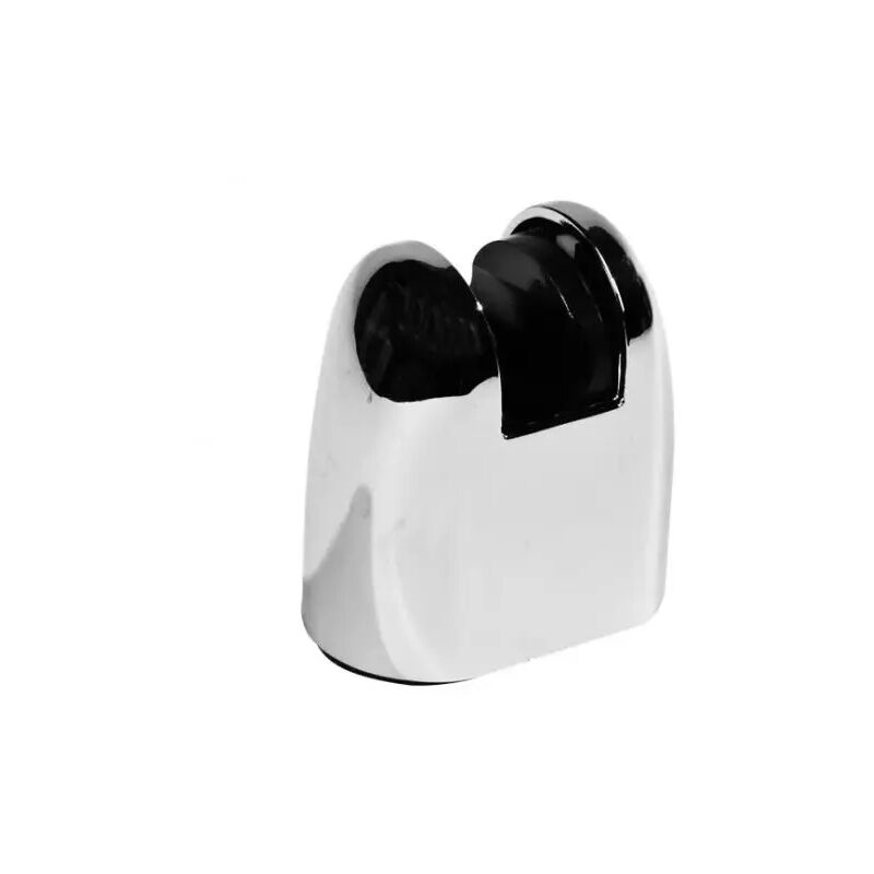 foto del prodotto supporto doccia fisso a parete in abs cromato universale ambra water