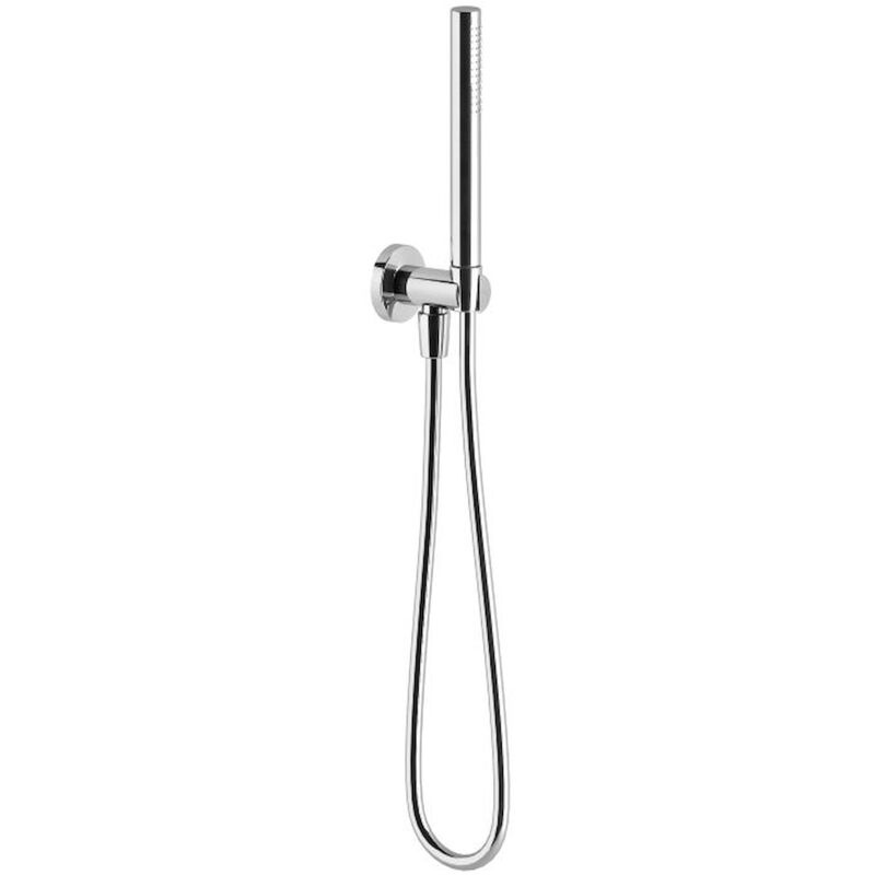 foto del prodotto supporto doccia fisso cromo con presa acqua fless150 doccet stick tondo prod bnkitcki21 codice prod bnkitcki21 ponsi
