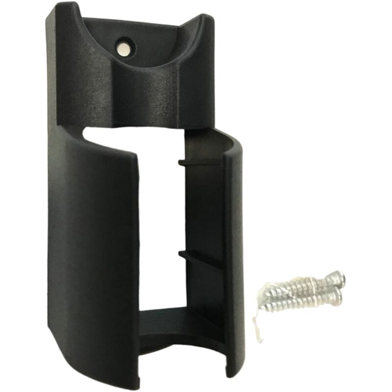foto del prodotto supporto doccia universale in abs nero completo