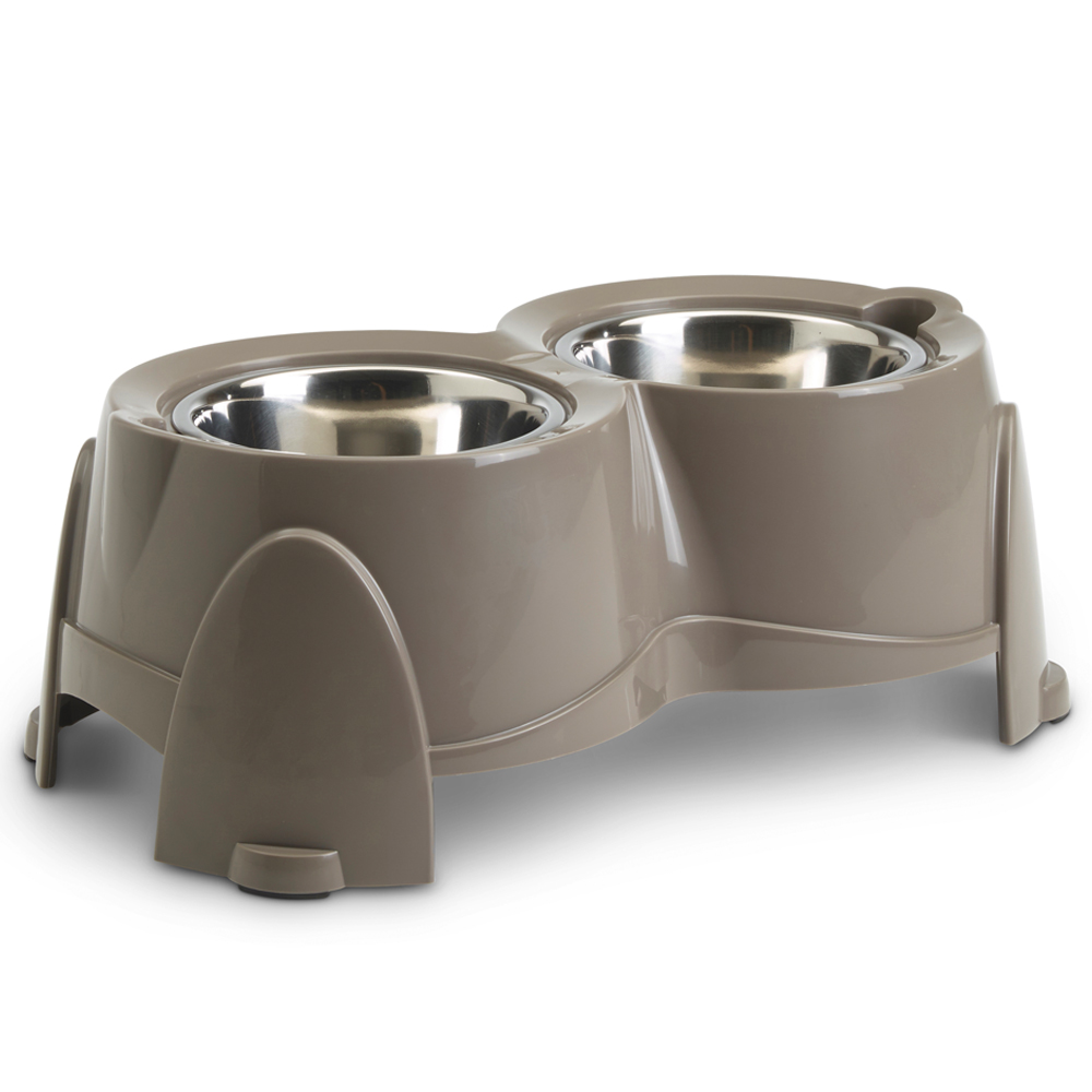 foto del prodotto supporto doppia ciotola savic ergo feeder 2 x 850 ml, 15,5 cm, h 18,5 cm