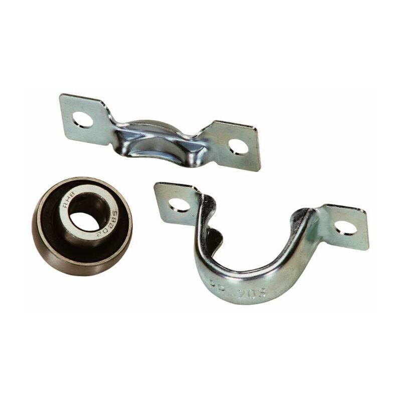 foto del prodotto supporto dritto in lamiera stampata sbpp 202 con cuscinetto 15mm