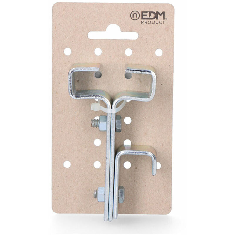 foto del prodotto supporto edm 85594 ipn 10 argentato zinco 11,5 x 5,5 cm trave
