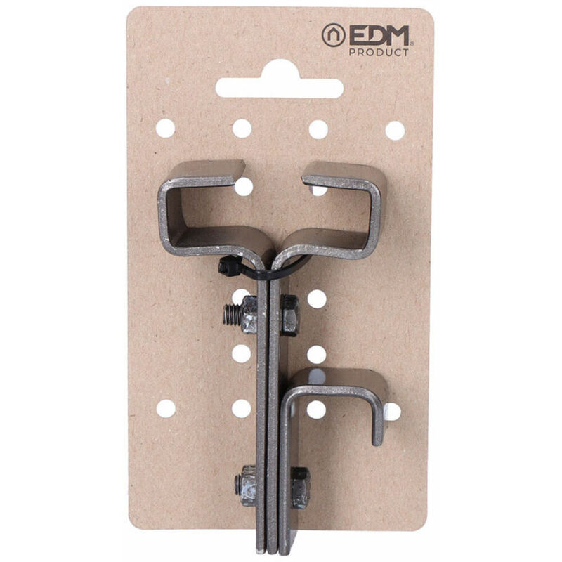 foto del prodotto supporto edm 85595 ipn 10 nero zinco 10 x 5,5 cm trave