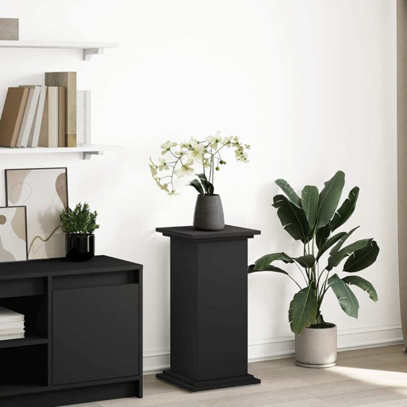 foto del prodotto supporto espositivo portaoggetti nero 31x30x60 cm truciolato vidaxl