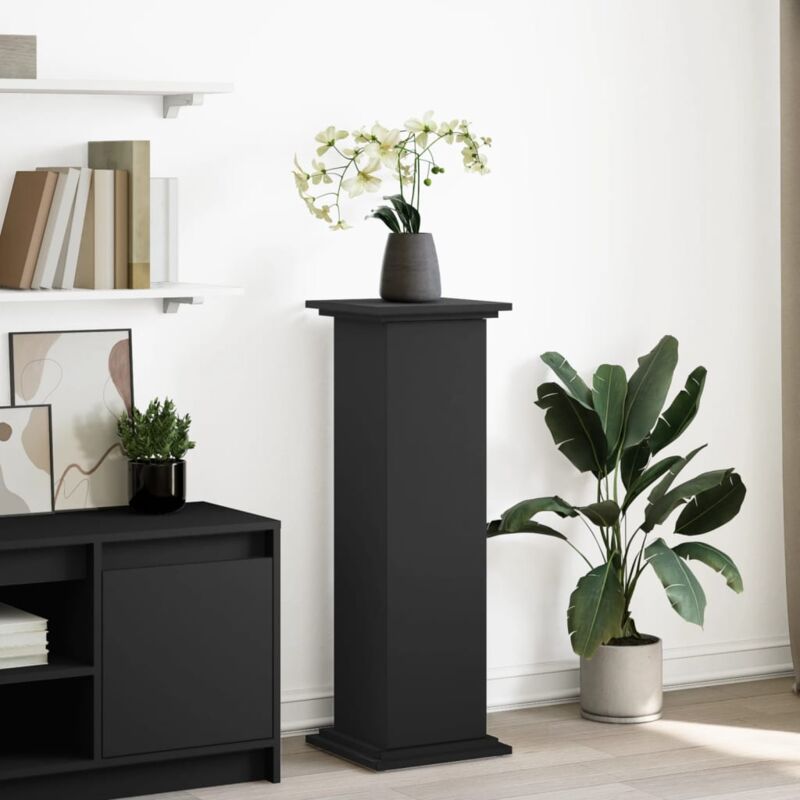 foto del prodotto supporto espositivo portaoggetti nero 31x30x90 cm truciolato vidaxl