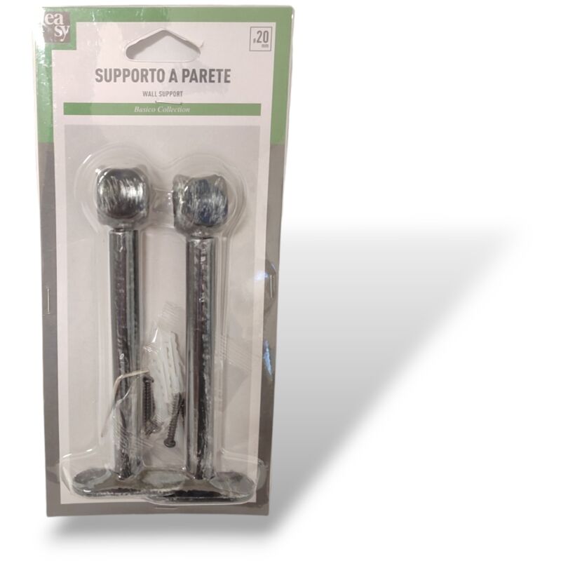 foto del prodotto supporto estensibile a parete 11 19 cm nero argento