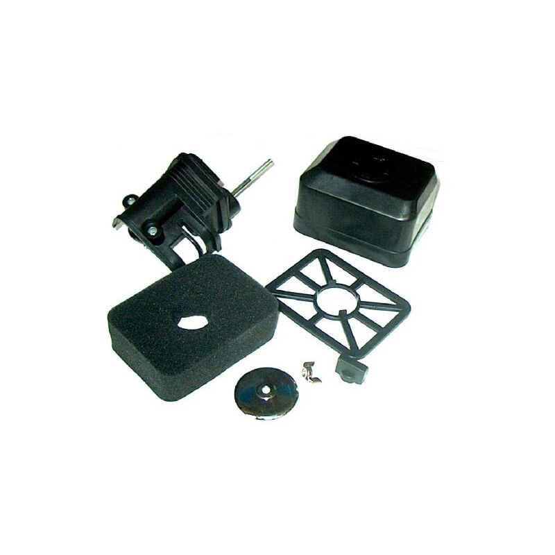 foto del prodotto supporto filtro aria con filtro aria compatibile honda per motore gx140 gx160