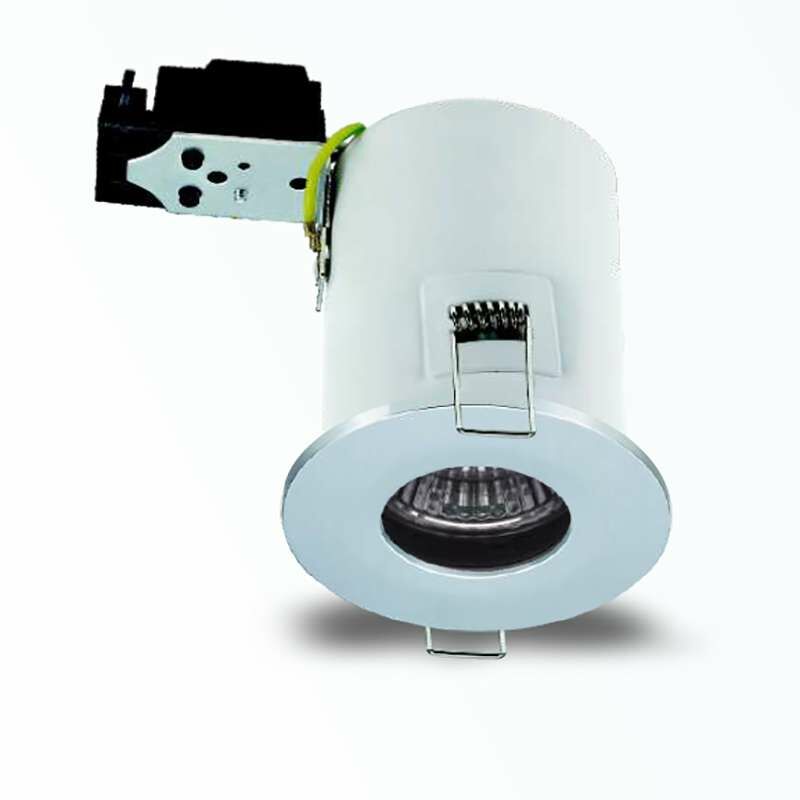 foto del prodotto supporto fisso in alluminio spazzolato bbc rt2012 impermeabile ip65 75mm