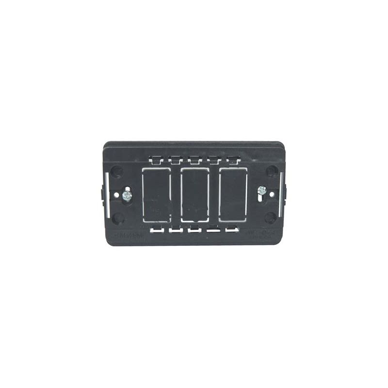 foto del prodotto supporto frutti venus marlanvil pc nero posti 3