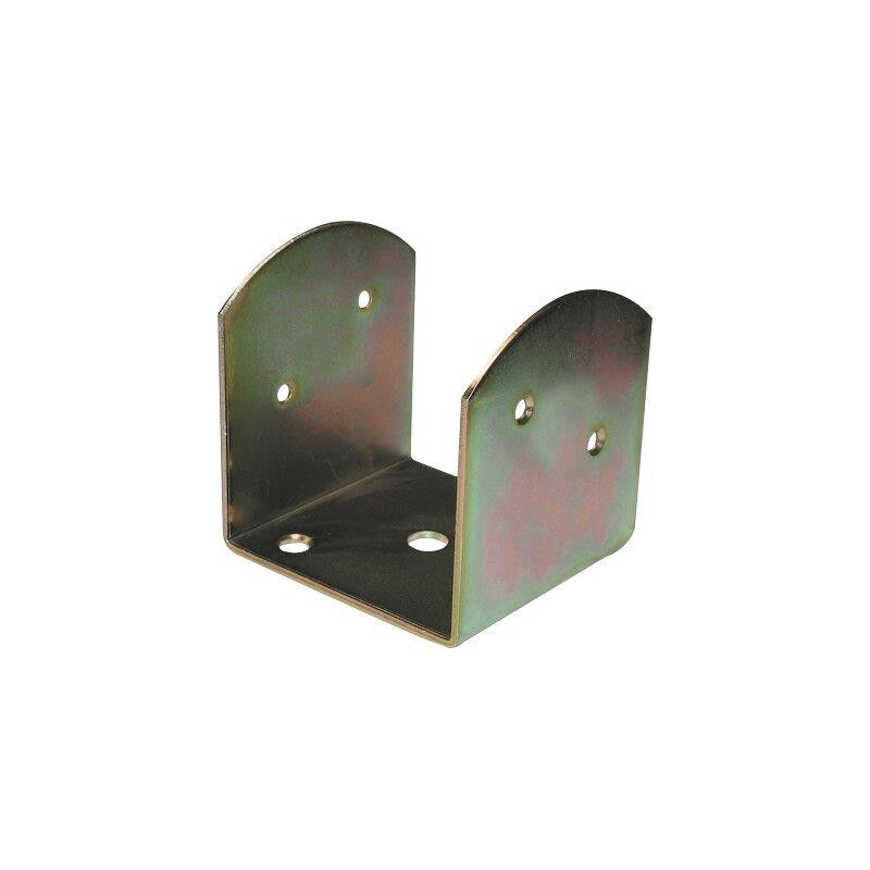 foto del prodotto supporto gazebo a u 838 zincato giallo s.mm 3,0 mm 45x80 h.mm 40