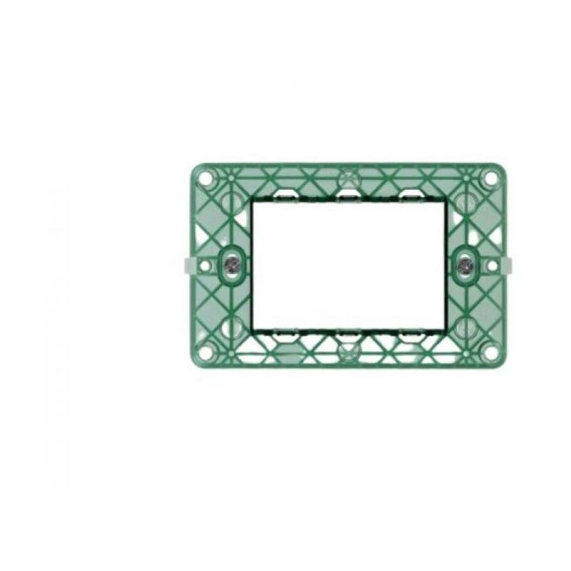foto del prodotto supporto gem compatibile con vimar plana 14613 3 moduli z6003