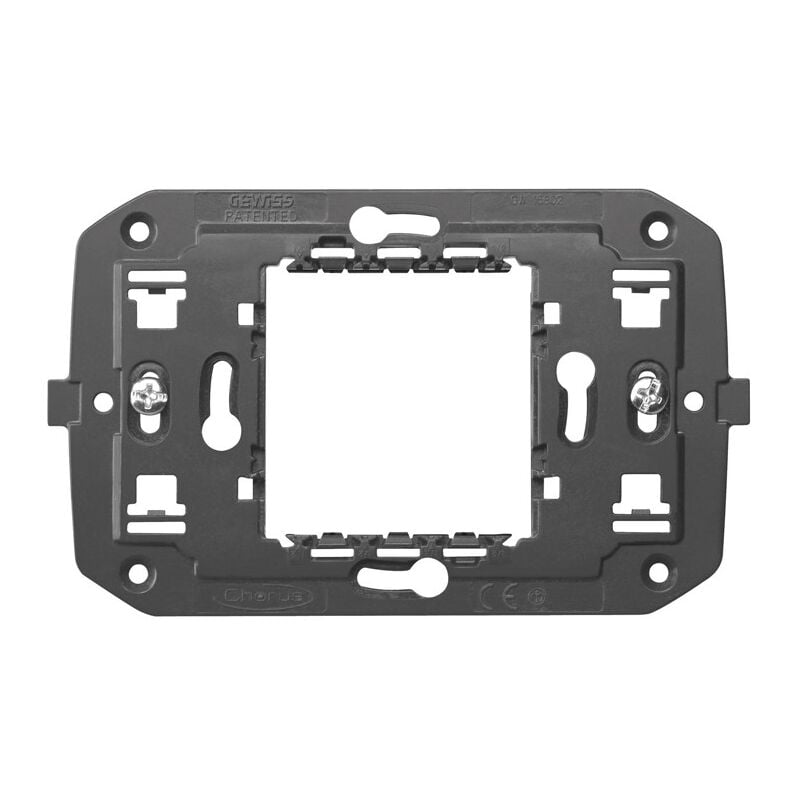 foto del prodotto supporto gewiss chorus 2 moduli centrali gw16802