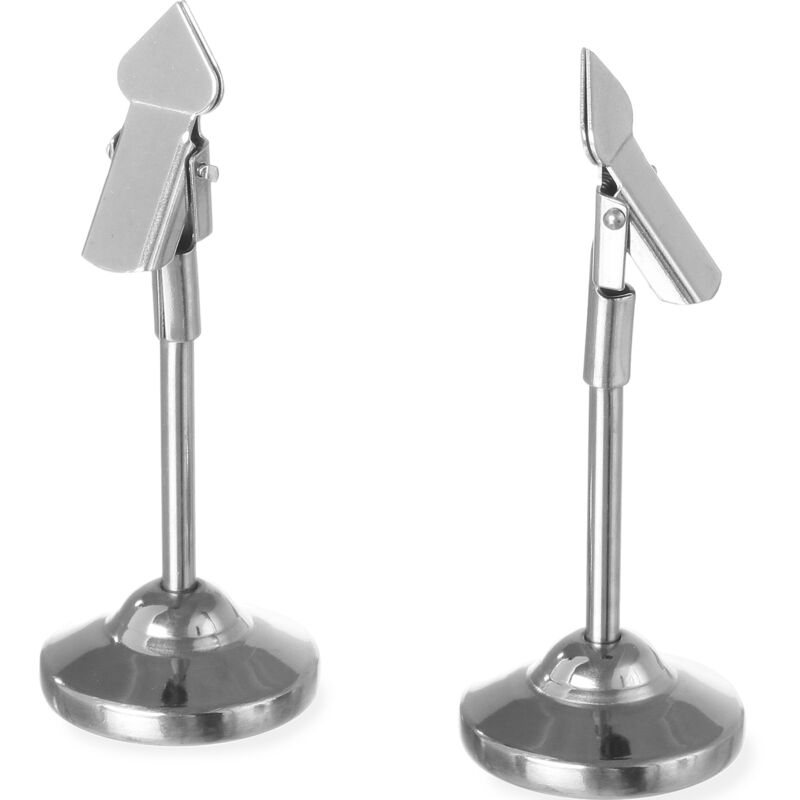 foto del prodotto supporto informativo con clip per biglietti o menu, set da 2 hendi 595305