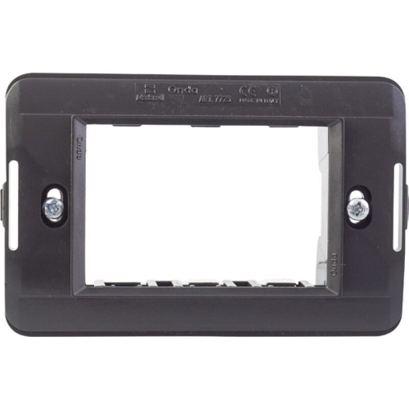 foto del prodotto supporto interruttori living plus 4t grigio maurer