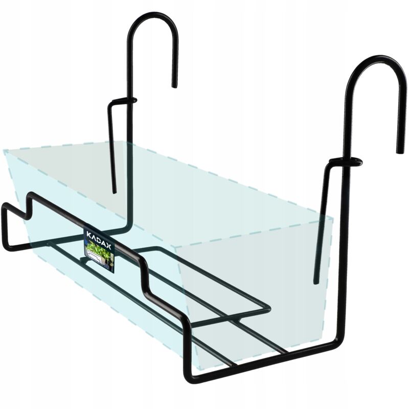 foto del prodotto supporto kadax per vasi da fiori da balcone 40 cm