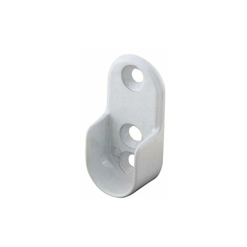foto del prodotto supporto laterale ovale per tubo 16 mm. cromato
