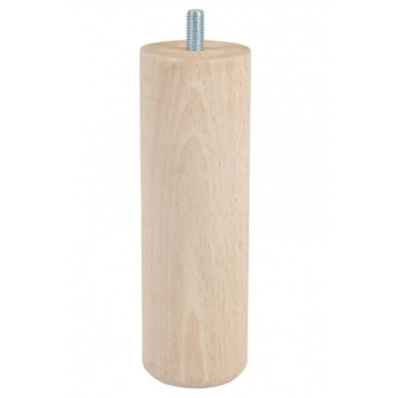 foto del prodotto supporto letto cilindrico m8 in faggio naturale, altezza 150 mm, diametro 50 mm