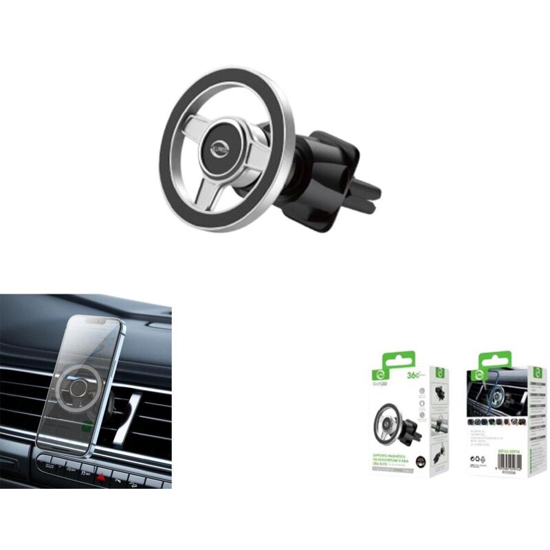 foto del prodotto supporto magnetico calamita per cellulare smartphone da auto bocchette aria