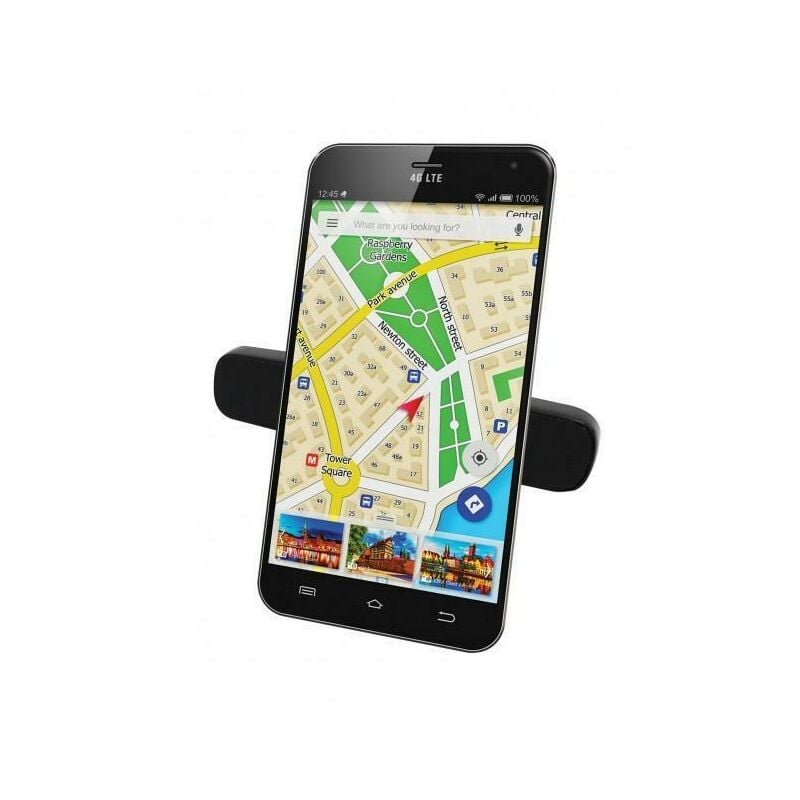 foto del prodotto supporto magnetico da auto techly per smartphone nero 106756