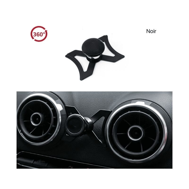 foto del prodotto supporto magnetico per auto per audi a3 s3 rs3 8v supporto per auto per smartphone gps e tablet facile installazione regolabile 360 visibilit 
