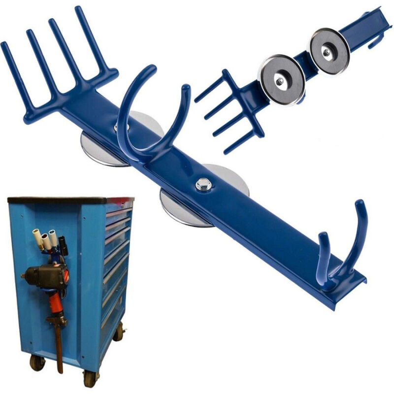 foto del prodotto supporto magnetico per avvitatori pneumatici e bussole ruote per autofficina trade shop traesio