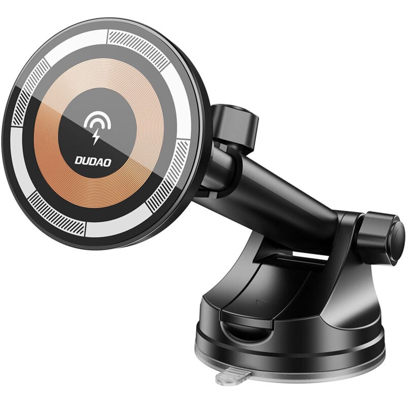 foto del prodotto supporto magnetico per cabina di pilotaggio con caricatore induttivo magsafe 15w, nero