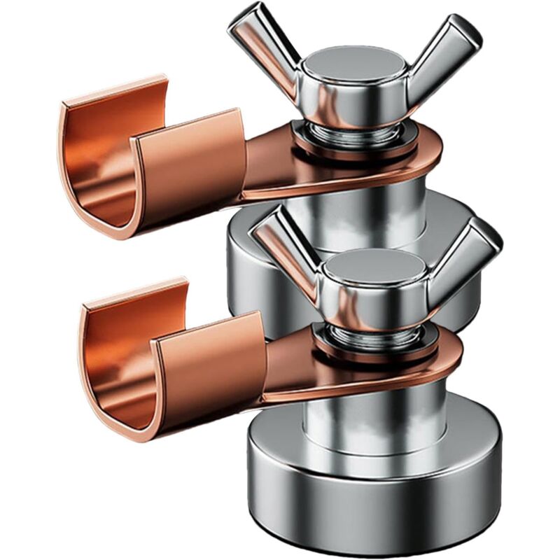 foto del prodotto supporto magnetico per saldatura, magnete di massa per saldatura 2 pezzi supporto per saldatura morsetto di terra strumenti morsetti per saldatura