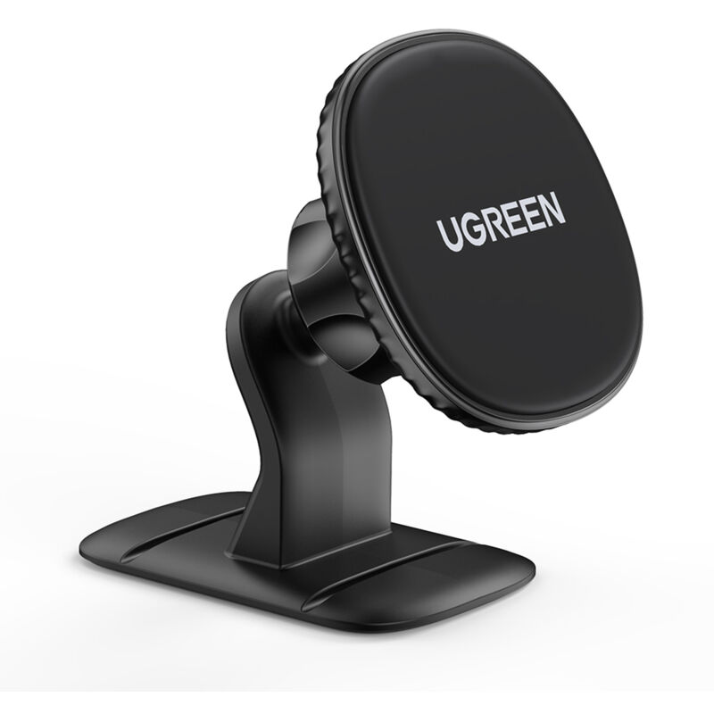 foto del prodotto supporto magnetico per telefono da auto, autoadesivo, per cruscotto, nero