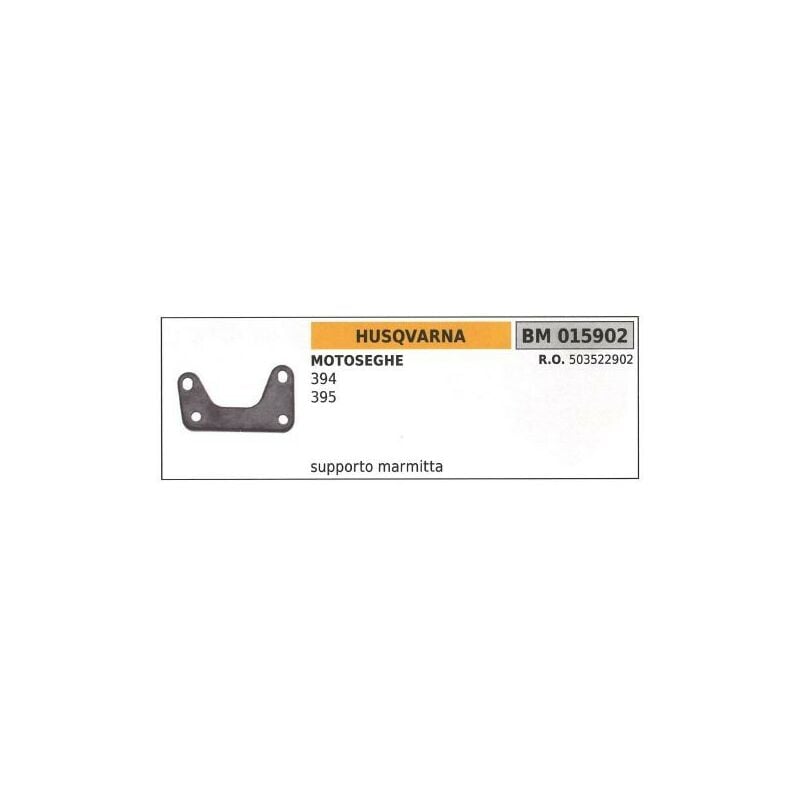 foto del prodotto supporto marmitta husqvarna motosega 394 395 015902
