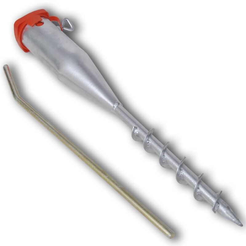 foto del prodotto supporto ombrellone 55 cm in acciaio zincato - vidaxl