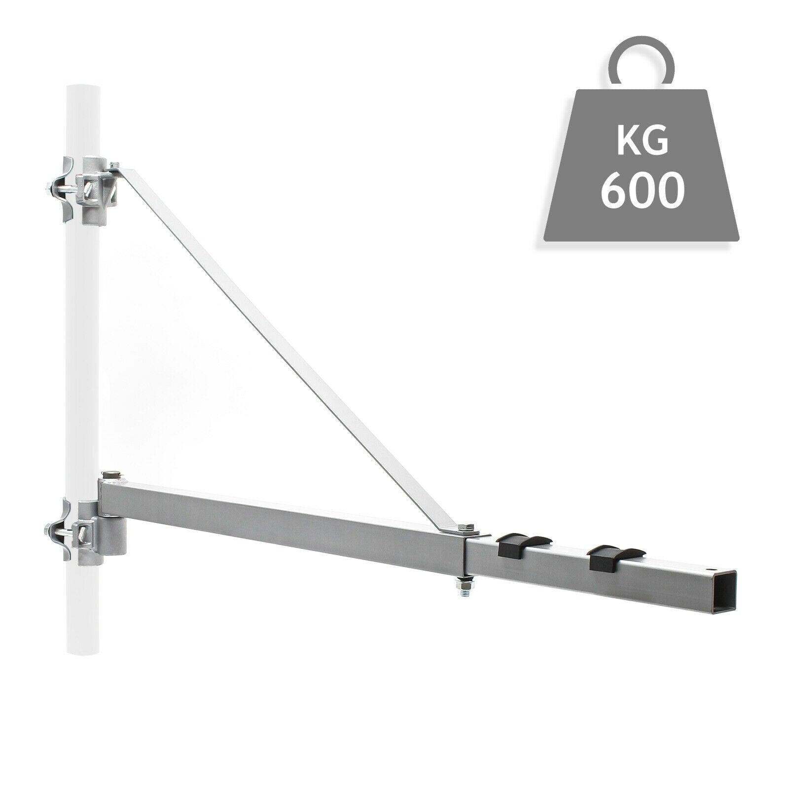 foto del prodotto supporto paranco sollevamento braccio girevole 600 g cavo verricello 110 cm fissaggio braccio 16 0002387