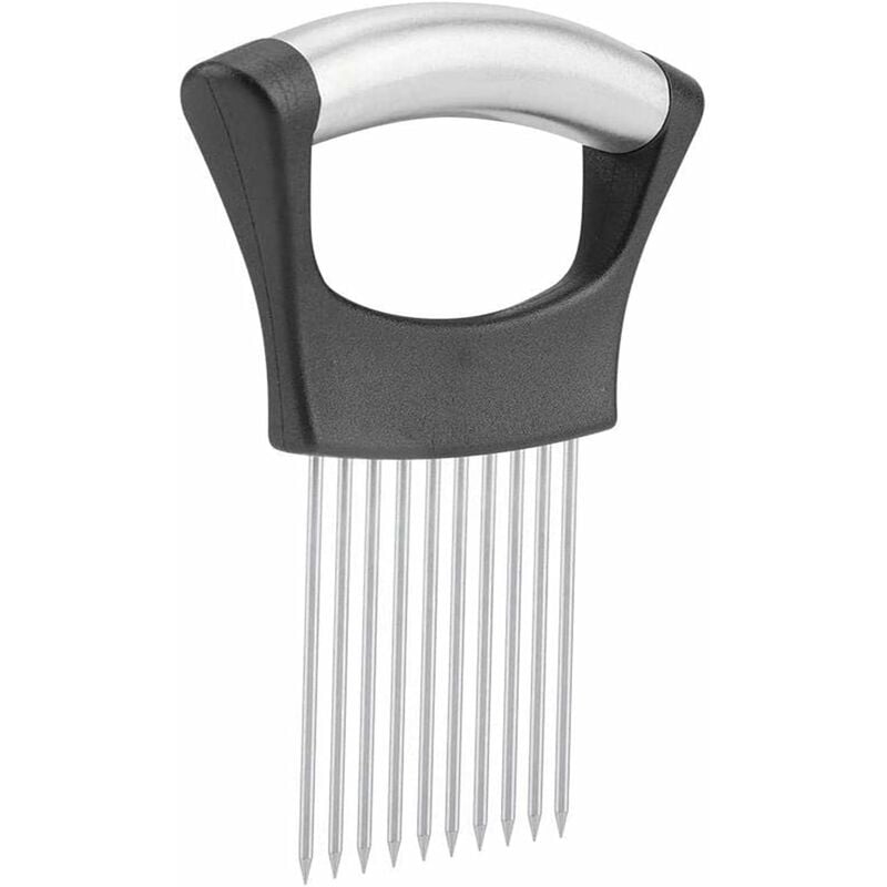 foto del prodotto supporto per affettatrice per cipolle affettatrice per verdure utensili per affettare affettatrice per carne affettatrice per carne ago pratico gadget da cucina utensili per cucinare sicuri