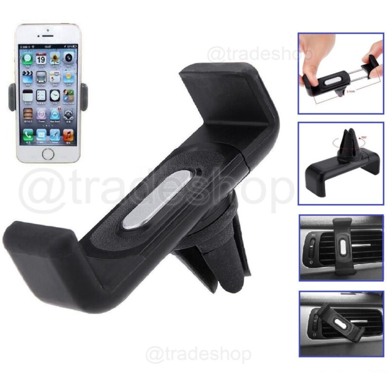 foto del prodotto supporto per auto porta telefono cellulare stand per griglia di ventilazione trade shop traesio